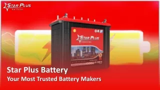 Tubular Inverter Battery in Nigeria - Star Plus Battery