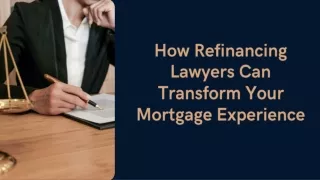 Refinance Lawyers