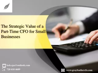 The Strategic Value of a Part-Time CFO for Small Businesses