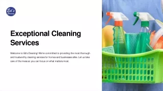 Exceptional Professionals Cleaning Services by Ed's Cleaning