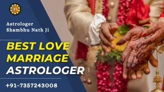 Best Love Marriage Astrologer