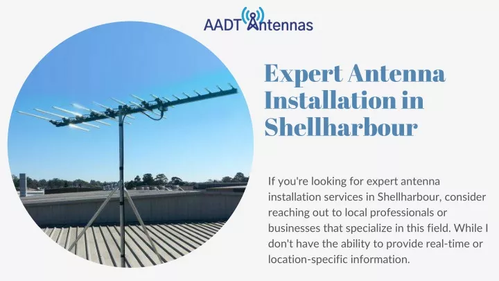 expert antenna installation in shellharbour
