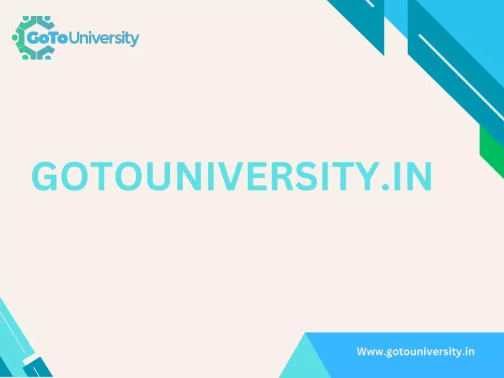 gotouniversity in