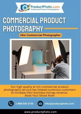 Commercial Product Photography at Product Photo