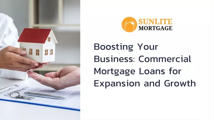 boosting your business commercial mortgage loans