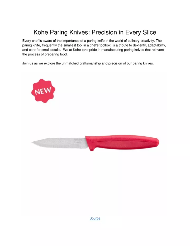 kohe paring knives precision in every slice