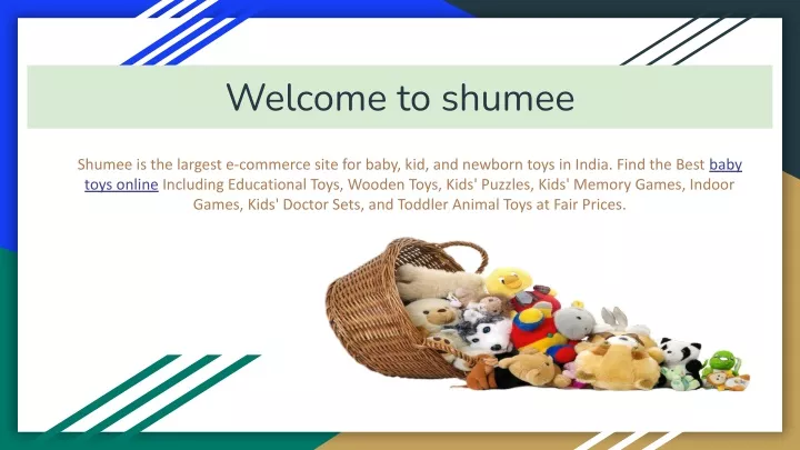 welcome to shumee