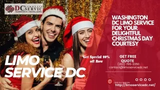 Limo Service Washington DC for your Delightful Christmas Day Courtesy