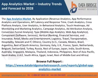 app analytics market industry trends and forecast