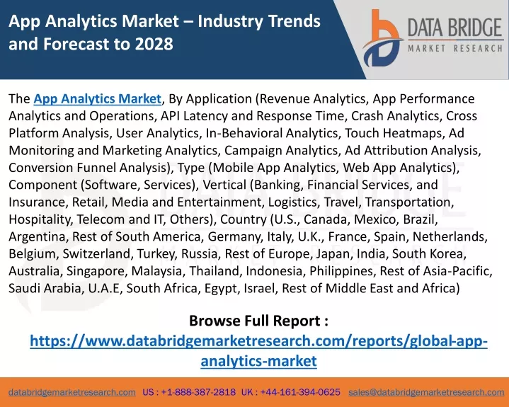 app analytics market industry trends and forecast