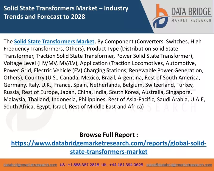 solid state transformers market industry trends