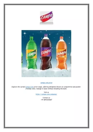 campa cola price