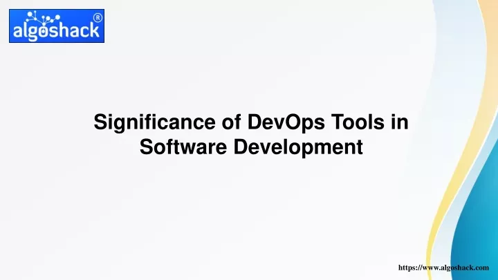 significance of devops tools in software