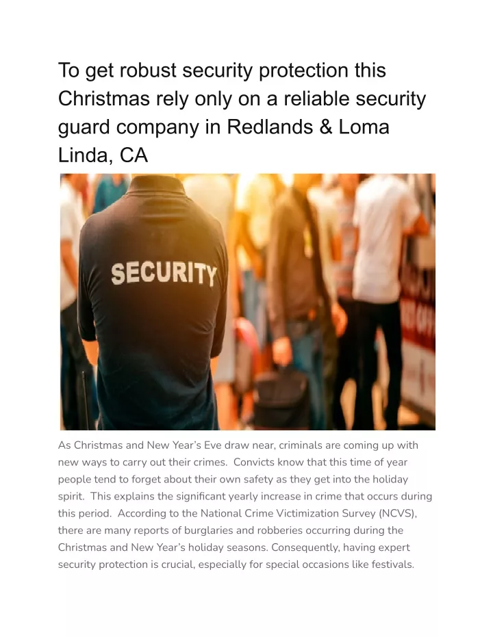 to get robust security protection this christmas