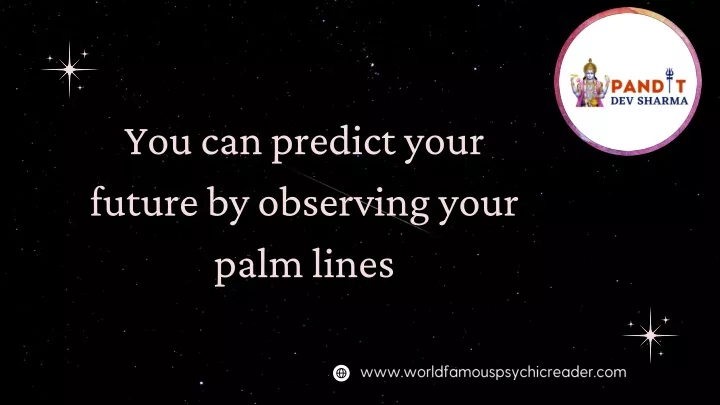 you can predict your future by observing your