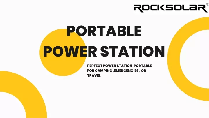 portable power station perfect power station