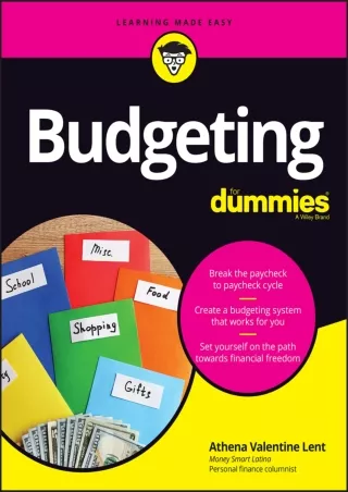 [PDF]❤️DOWNLOAD⚡️ Budgeting For Dummies (For Dummies (Business & Personal Finance))