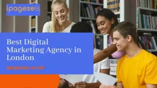 Best Digital Marketing Agency in London - ipageseo