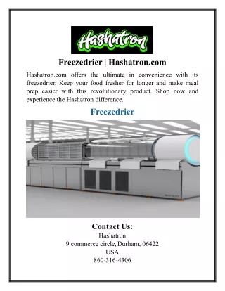 freezedrier hashatron com