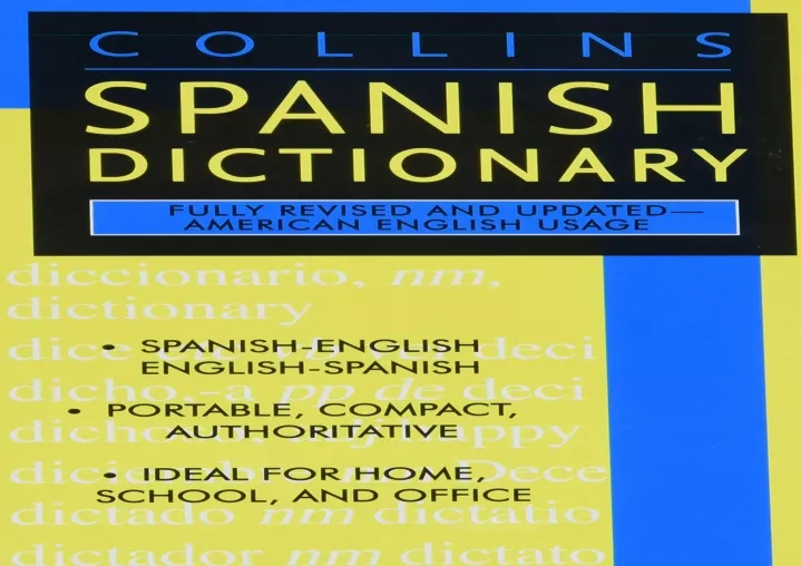 pdf download collins spanish dictionary collins