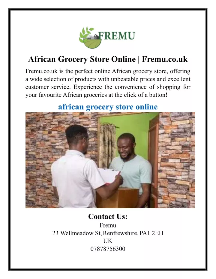 african grocery store online fremu co uk