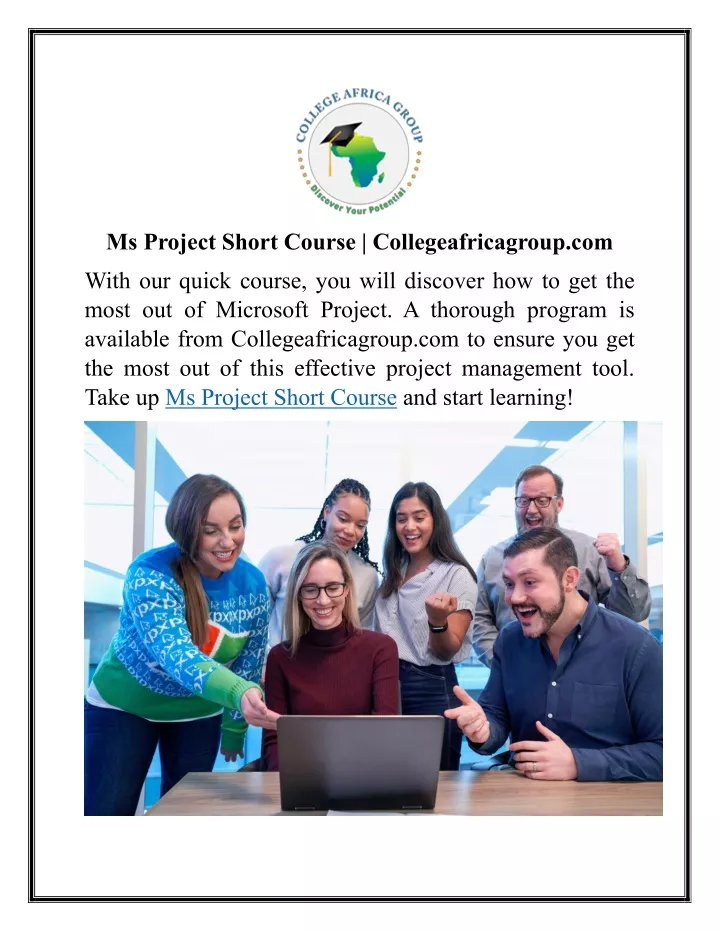 ms project short course collegeafricagroup com
