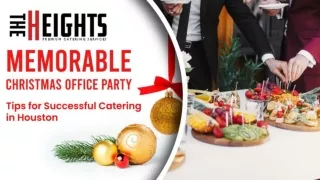 Unforgettable Christmas Office Party Catering in Houston