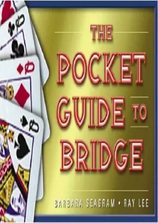 Ebook❤️(Download )⚡️ The Pocket Guide to Bridge