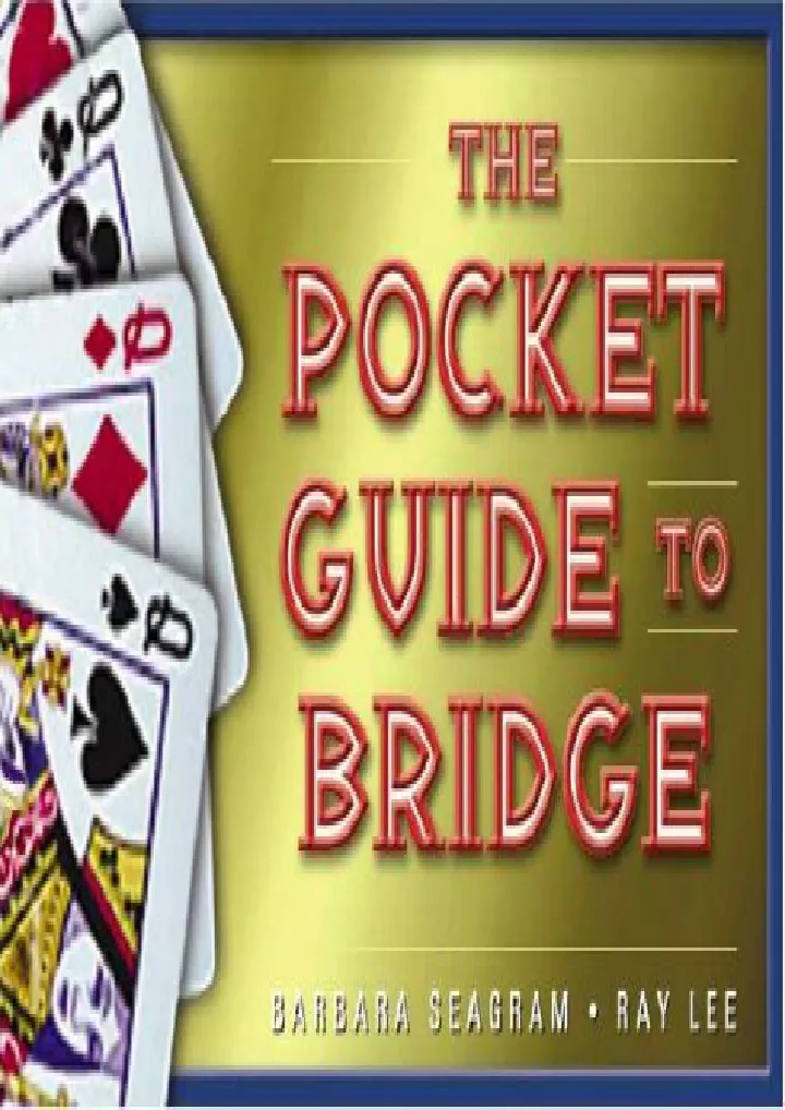 the pocket guide to bridge