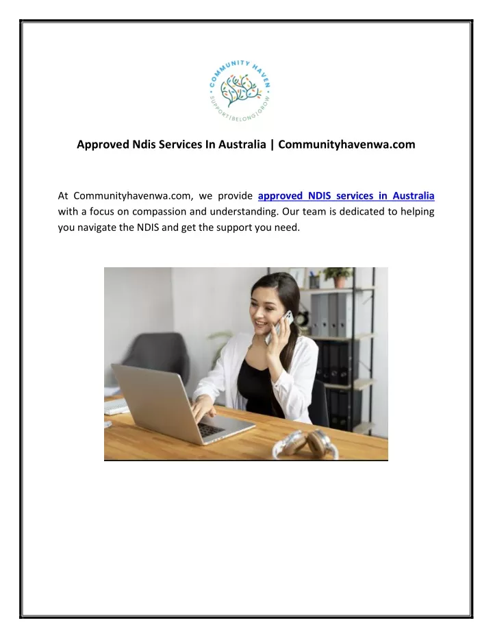 approved ndis services in australia