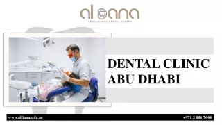 DENTAL CLINIC ABU DHABI (1) pptx