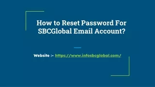 How to Reset Password for SBCGlobal Email Account?+1-877-422-4489