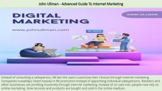 John Ullman - Advanced Guide To Internet Marketing