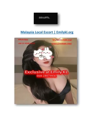 Malaysia Local Escort | Emilykl.org