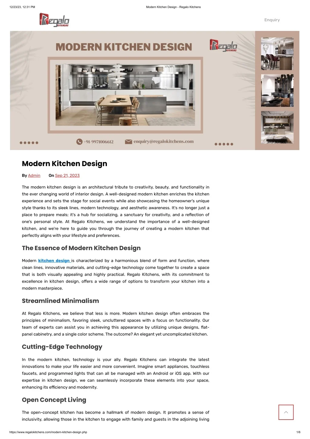 PPT - Modern Kitchen Design PowerPoint Presentation, free download - ID ...