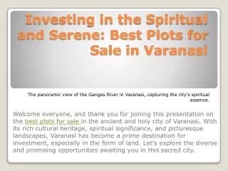 Best Plots For Sale in Varanasi