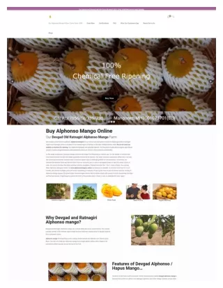 Buy Alphonso Mango Online - The Best Hapus Mango Shop Online