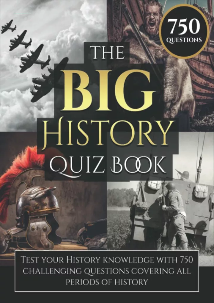 the big history quiz book test your history