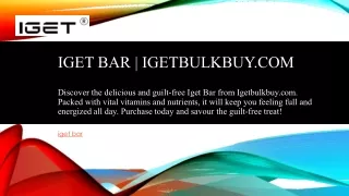 Iget Bar  Igetbulkbuy.com