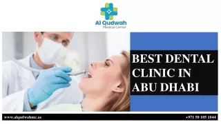 BEST DENTAL CLINIC IN ABU DHABI pptx