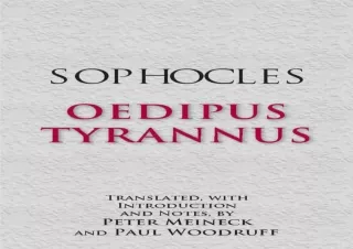 [DOWNLOAD]⚡️PDF✔️ Oedipus Tyrannus