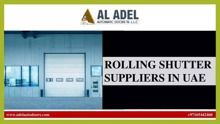 rolling shutter suppliers in uae