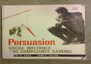 Download⚡️ Persuasion: Social Influence and Compliance Gaining, 5e