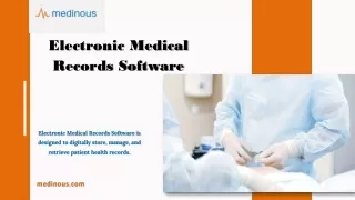 Electronic Medical Records Software