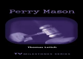 Pdf⚡️(read✔️online) Perry Mason (TV Milestones)