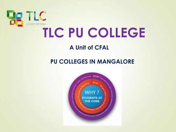 tlc pu college