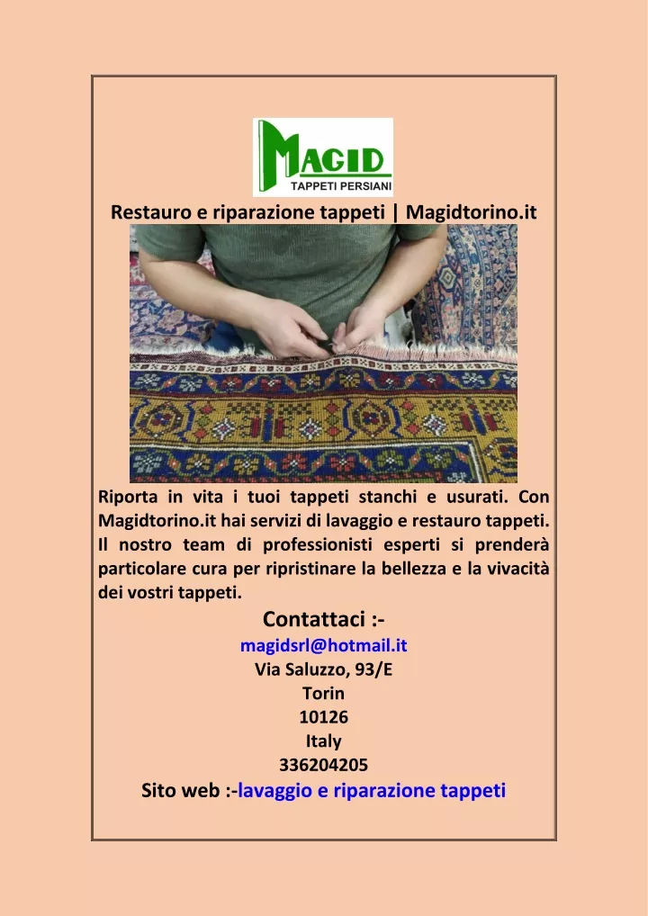 restauro e riparazione tappeti magidtorino it