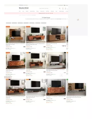 Wooden Street's TV Panel Designs for Your Home Decor Inspiration