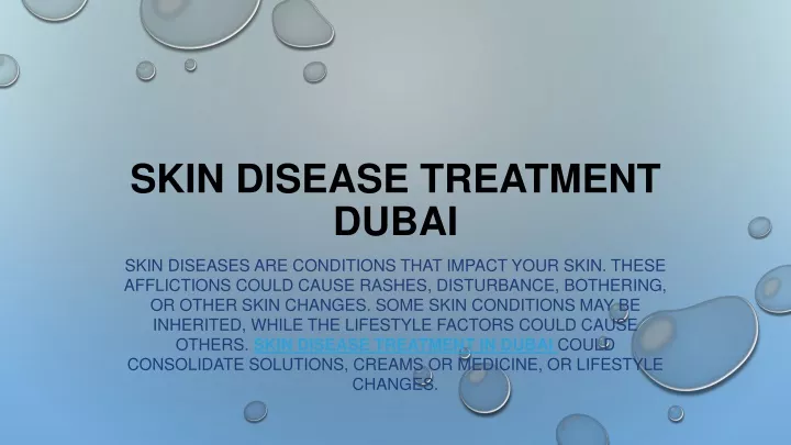 skin disease treatment dubai