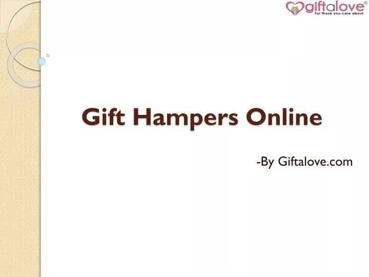 gift hampers online